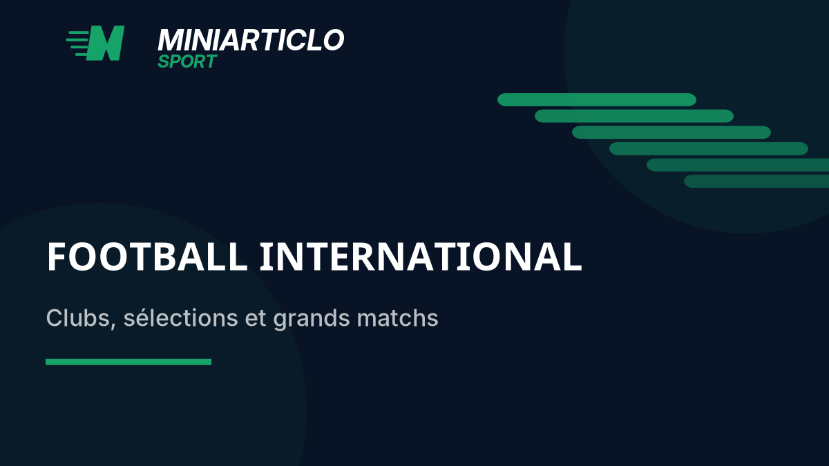 Visuel horizontal MiniArticlo Sport pour les sujets football